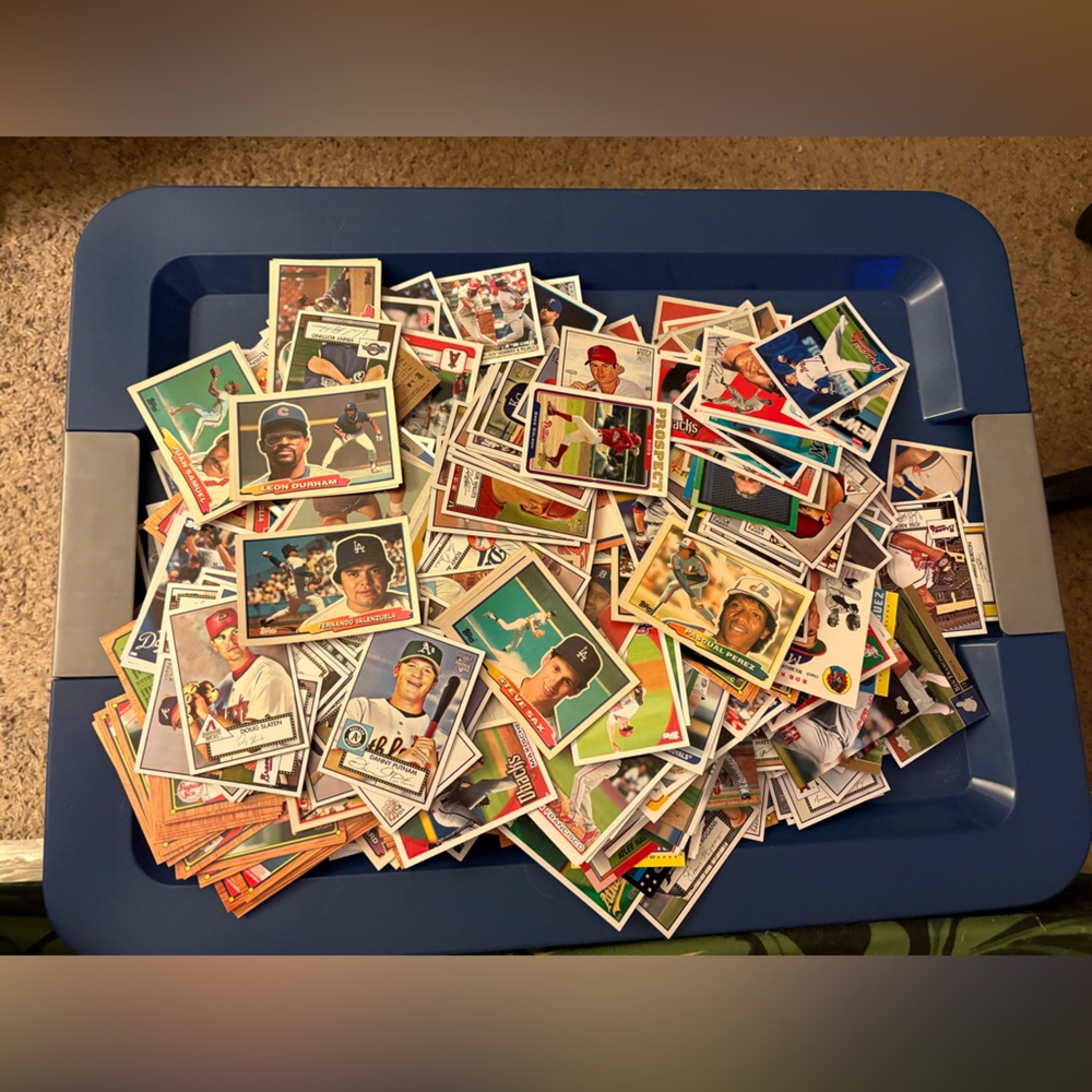 Very Large Baseball Card Lot